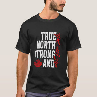 Verkliga norra Kanada inte till salu Vintage Lönnb T Shirt