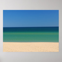 Verkliga Portugal - Beach, Blue, Vatten Poster