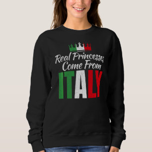 Verkliga prinesser Kom från Italien Italienska pri T Shirt