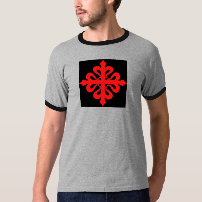 Verkliga Santa Cruz de Calatrava Camisa T Shirt (Framsida)