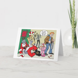 Verkliga Santa Helgkort