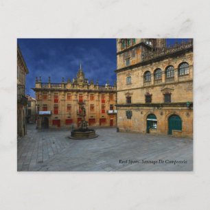 Verkliga Spanien- Santiago De Compostela Vykort