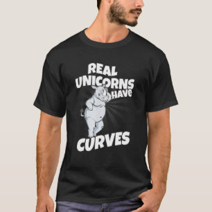 Verkliga universitet har Kurvor Rhinocorn T Shirt