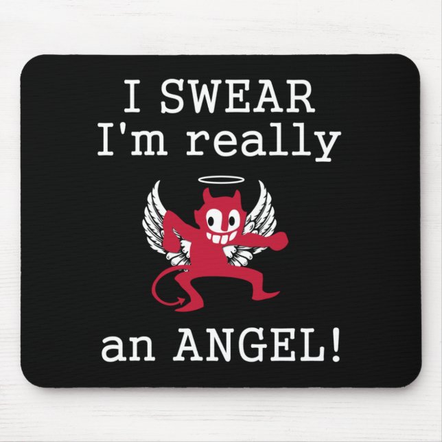 Verkligen an Angel mousepad Musmatta (Framsidan)