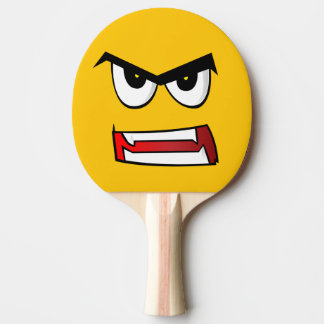 Verkligen Arg Gult Emoji Pingisracket