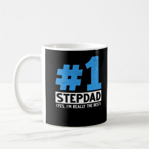 Verkligen bästa Stepdad Number 1 Stepfather Kaffemugg