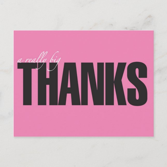 Verkligen Big Tack-vykort Vykort (Framsida)