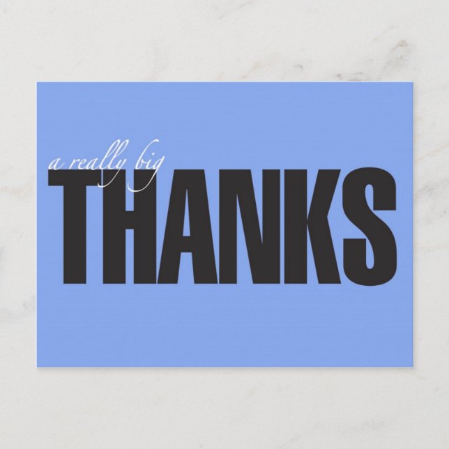 Verkligen Big Tack-vykort Vykort (Framsida)