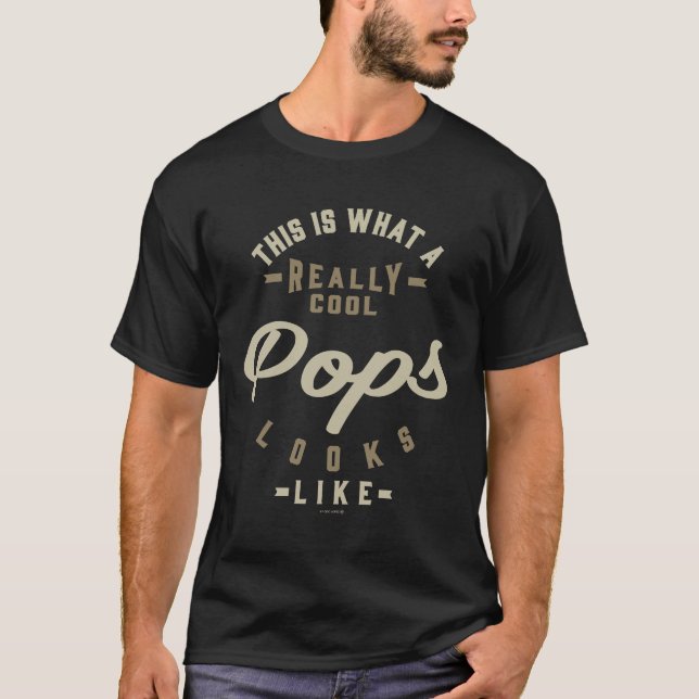 Verkligen Coola Pops T Shirt (Framsida)