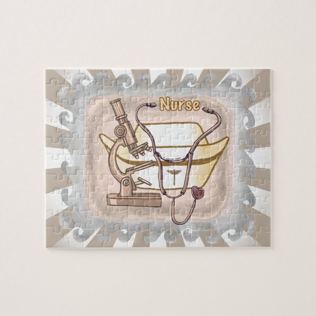 Verkligen coola sjuksköterska pussel (Horisontell)