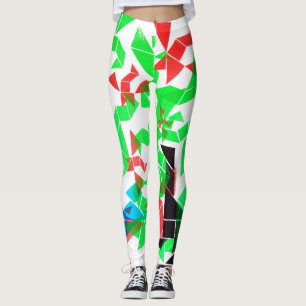 Verkligen coola skärm tryckta färgbilder! leggin leggings