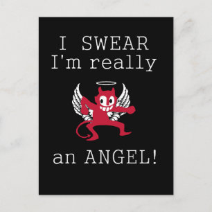 Verkligen ett Angel-vykort, anpassa Vykort