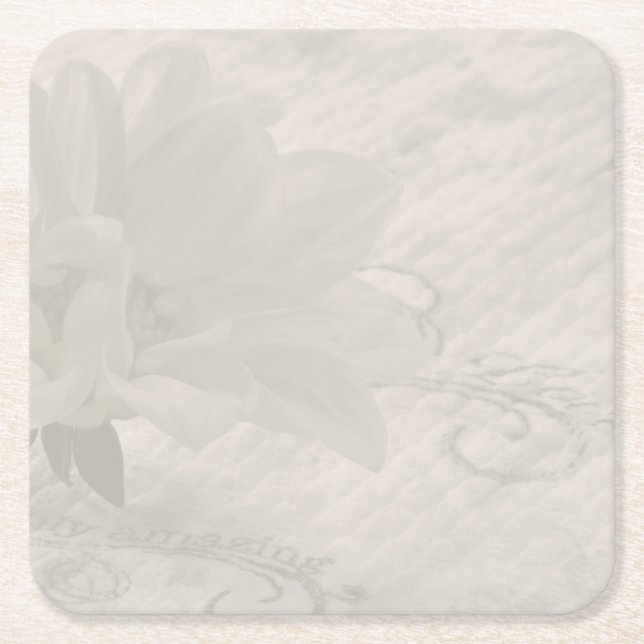 Verkligen Fantastisk Dahlia Underlägg Papper Kvadrat (Framsidan)