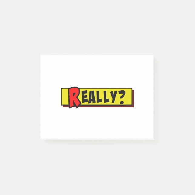 verkligen för tecknad post-it block (Framsida)