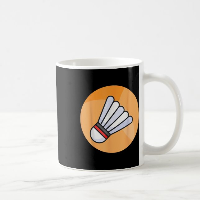 Verkligen gillar Badminton Shuttle Birdie 5  Kaffemugg (Höger)
