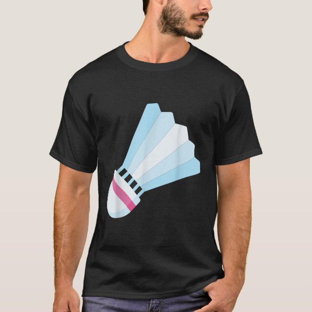 Verkligen gillar badminton shuttle fjäderboll 9  t shirt (Framsida)