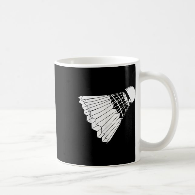 Verkligen gillar badminton shuttle fjäderboll  kaffemugg (Höger)