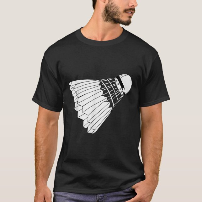 Verkligen gillar badmintonboll  t shirt (Framsida)