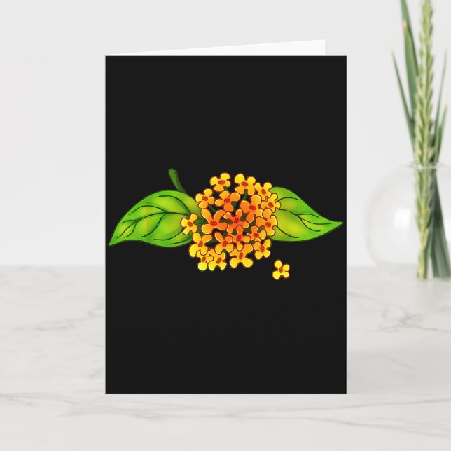 Verkligen gillar Osmanthus Flower Tea Östra Asien  Kort (Framsida)