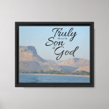 Verkligen Guds Son Canvas Print