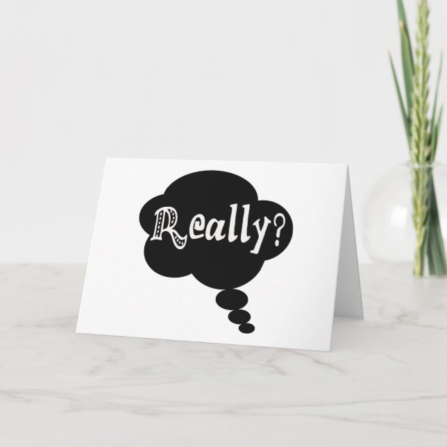 Verkligen? Helgkort (Framsida)