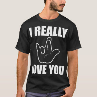 Verkligen Kärlek Du Boykompis eller Girlkompis Gif T Shirt