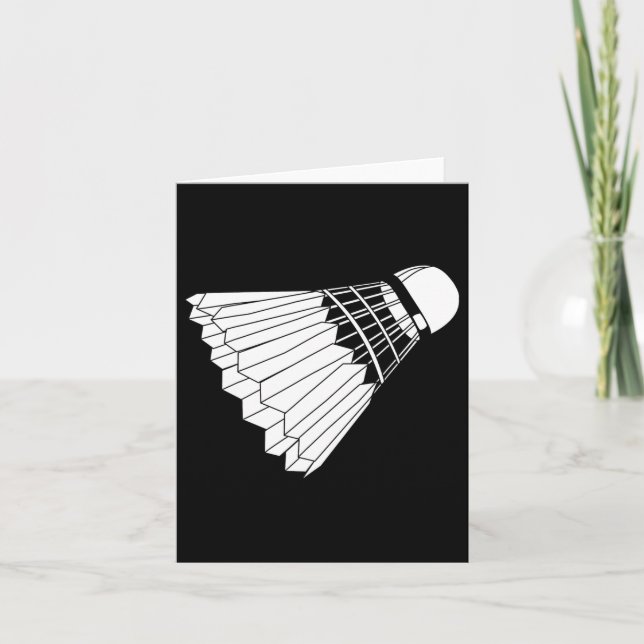 Verkligen like Badminton Shuttle Birdie Kort (Framsida)