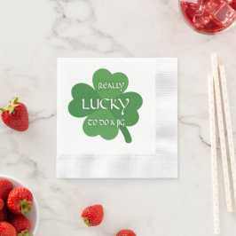 Verkligen Lucky att göra en Jig Pappersservett