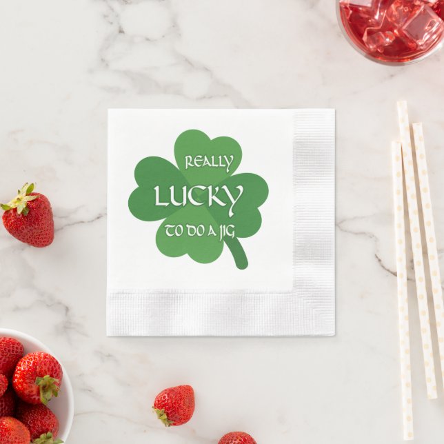 Verkligen Lucky att göra en Jig Pappersservett (Insitu)
