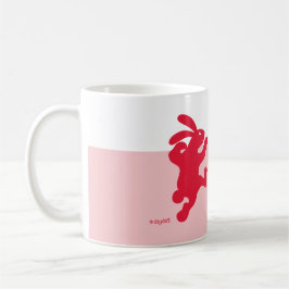Verkligen Red Rabbit Mugg