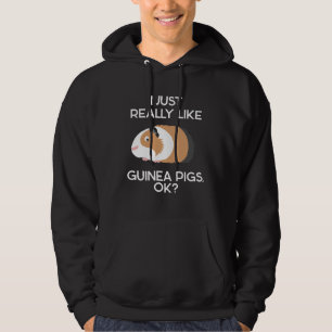 Verkligen som Guinea Grisar Rodent Hoodie