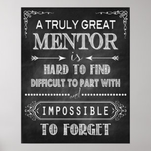 Verkligen Underbar Mentor Poster