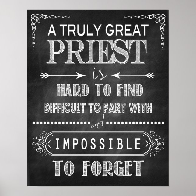 Verkligen Underbar Priest Poster (Framsidan)