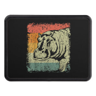 Verkligen Vintage Hippopotamus Hippo  Hippo Älskar Dragkroksskydd