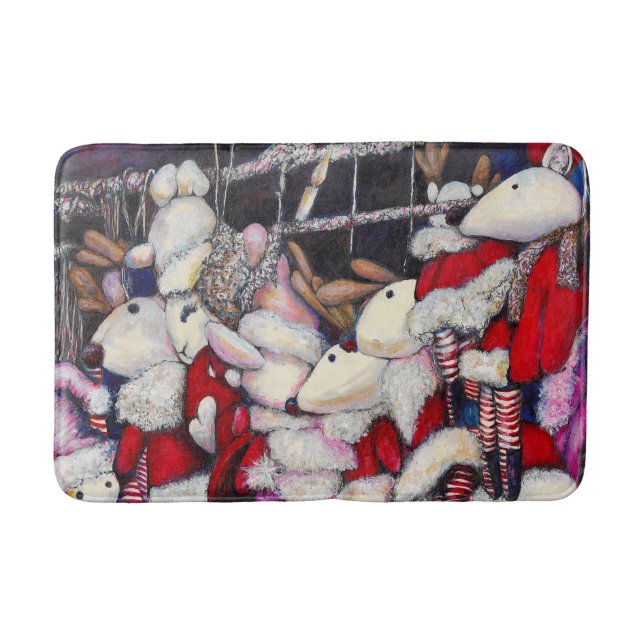 Verklighet på grund av förskjutning badrumsmatta (Framsidan)