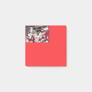 Verklighet på grund av förskjutning post-it block