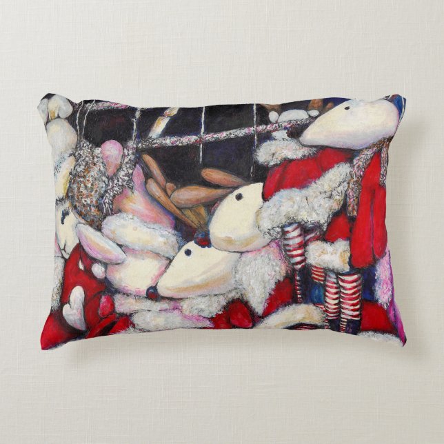 Verklighet på grund av förskjutning prydnadskudde (Framsidan)