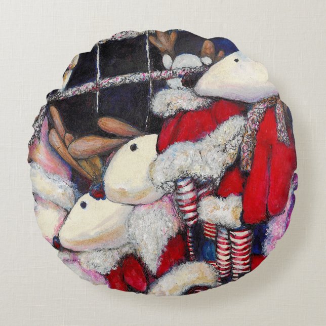 Verklighet på grund av förskjutning rund kudde (Framsidan)