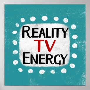 Verklighet TV Energy Poster väggkonst