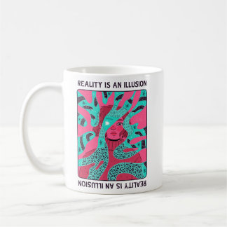 Verkligheten är en illusion kaffemugg