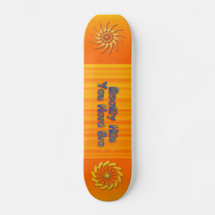Verkligheten Slå din hårda Bro Skateboard Bräda 21,5 Cm