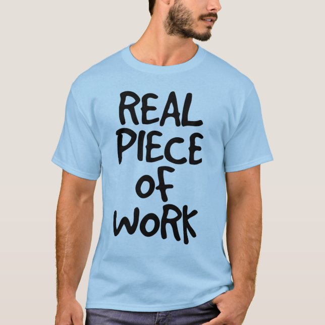 Verkligt biet av arbete t shirt (Framsida)