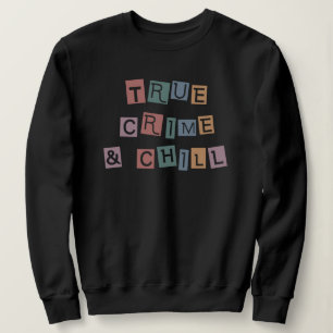 Verkligt brott och kyld Murder Crime Show Junkie T Shirt