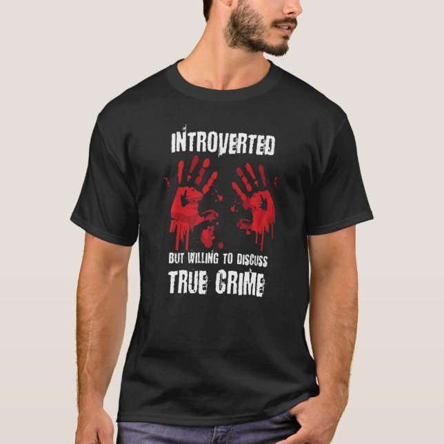 Verkligt brott t shirt (Framsida)