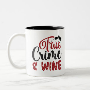 Verkligt brott & Vin Två-Tonad Mugg