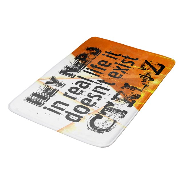 Verkligt liv där det inte finns någon ångringsvers badrumsmatta (Vinklad)