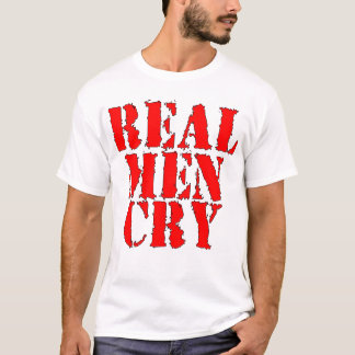 Verkligt manarskrik t-shirt