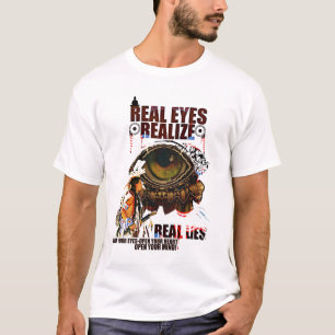 Verkligt Öga-Realisera-Verkligt liggert T Shirt