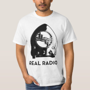 Verkligt radiosände t-skjortan [tända], tee