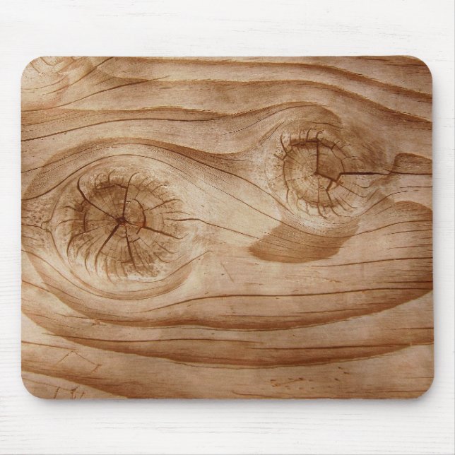 Verkligt Wood foto Mousepad Musmatta (Framsidan)